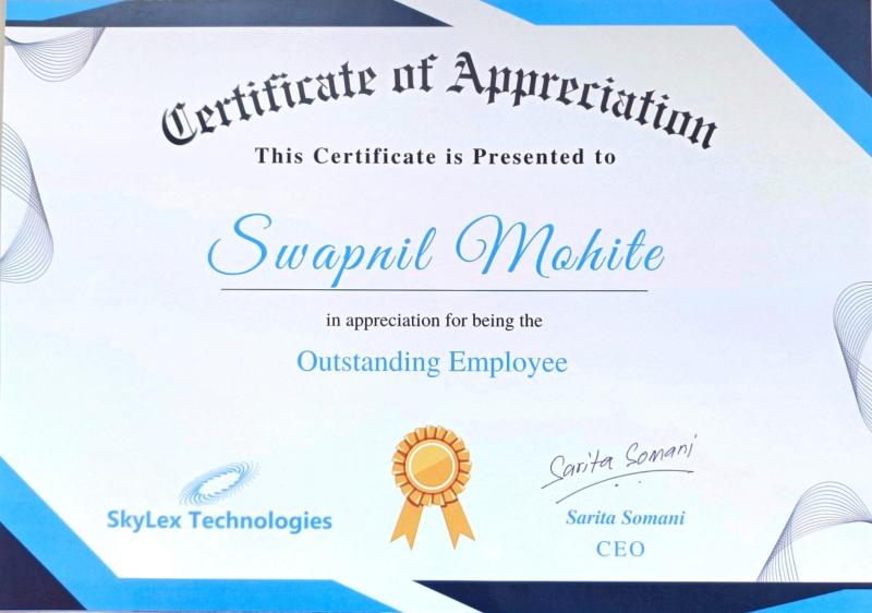 Outstanding Employee Award